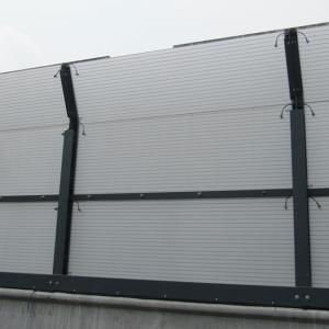 Polycarbonate Highway Sound Barrier Wall 8mm Residential Noise Barrier