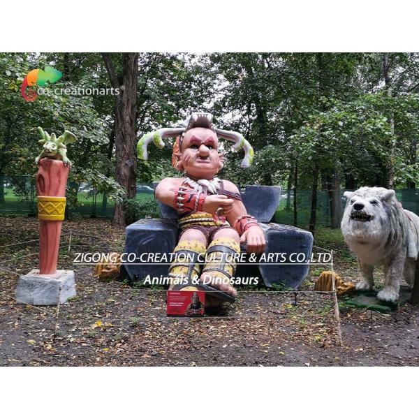 4.5 Meters Huge Animatronic Figures For Theme Park Exhibition