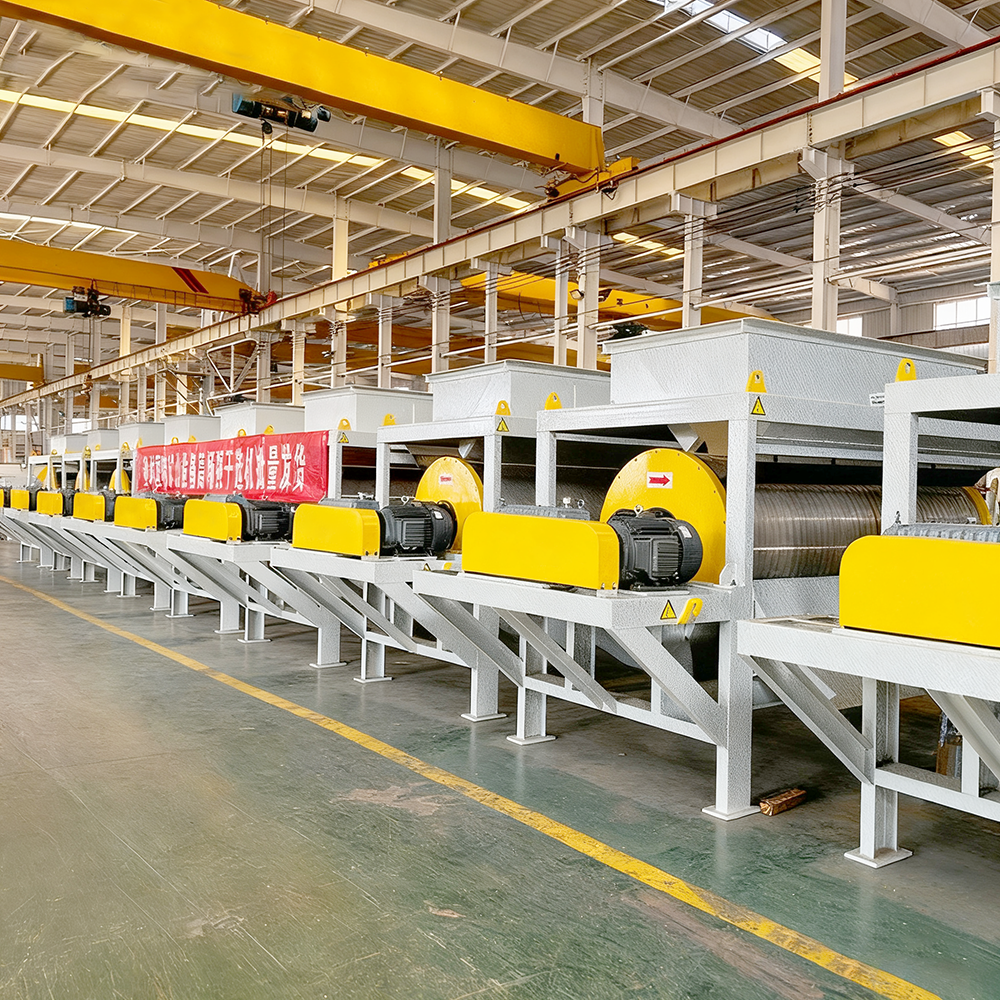 Customized Dry Magnetic Separator with Magnetic Field Strength ≥3000GS for Efficient Ore Processing and Recycling