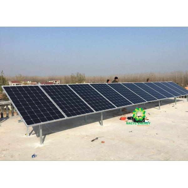 Support Holder Flat Roof Ballasted Solar Panel Mounting Structure - Athena FROM