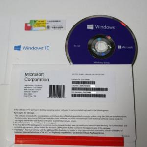 China Microsoft Windows 10 Pro Upgrade Key , Windows 10 Professional Key Spanish Version on sale