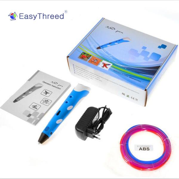 Easthreed Economic 3D Printing Pen , Cordless 3D Pen Low Temperature Pla Material