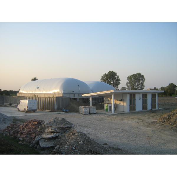 Rectangular Double Membrane Biogas Holder For Lagoon Customized Size