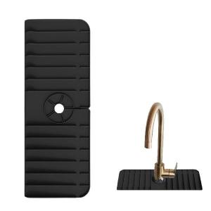 China Splash Proof Silicone Faucet Mat Customized For Kitchen Sink on sale