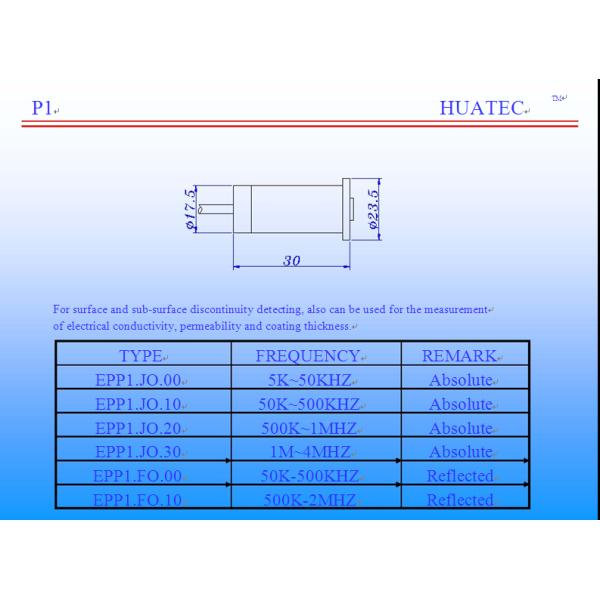Handheld Eddy Current Testing Equipment , Precise Eddy Current Flaw Detector