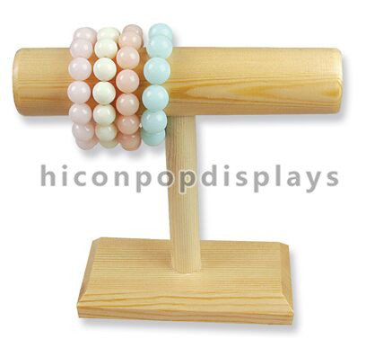 Jewelry Store Countertop Retail Displays 3 - Bar Acrylic Bracelet Display Handmade