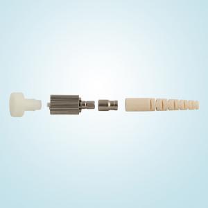 Buy cheap 60dB RL UPC Ferrule Fiber Optic Connector Assembly D4 Simplex Single Mode product