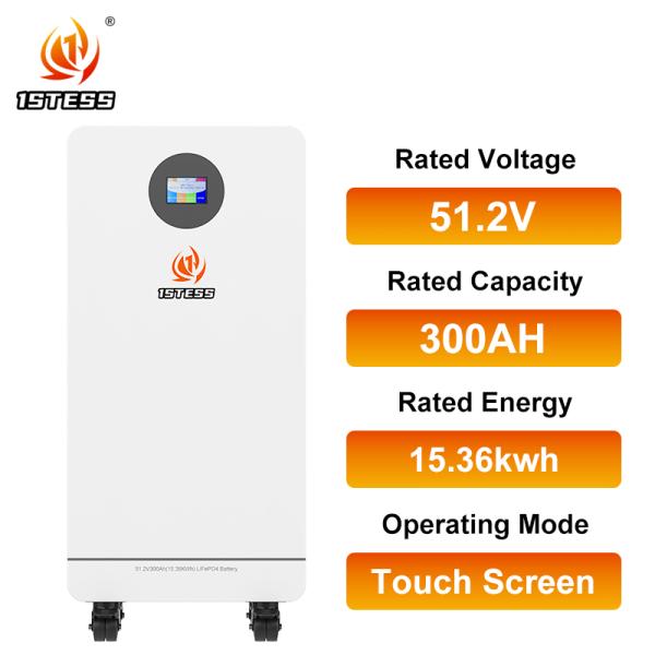 51.2V 300Ah 15.36kwh Solar Energy Storage Battery System Lifepo4 Lithium Battery