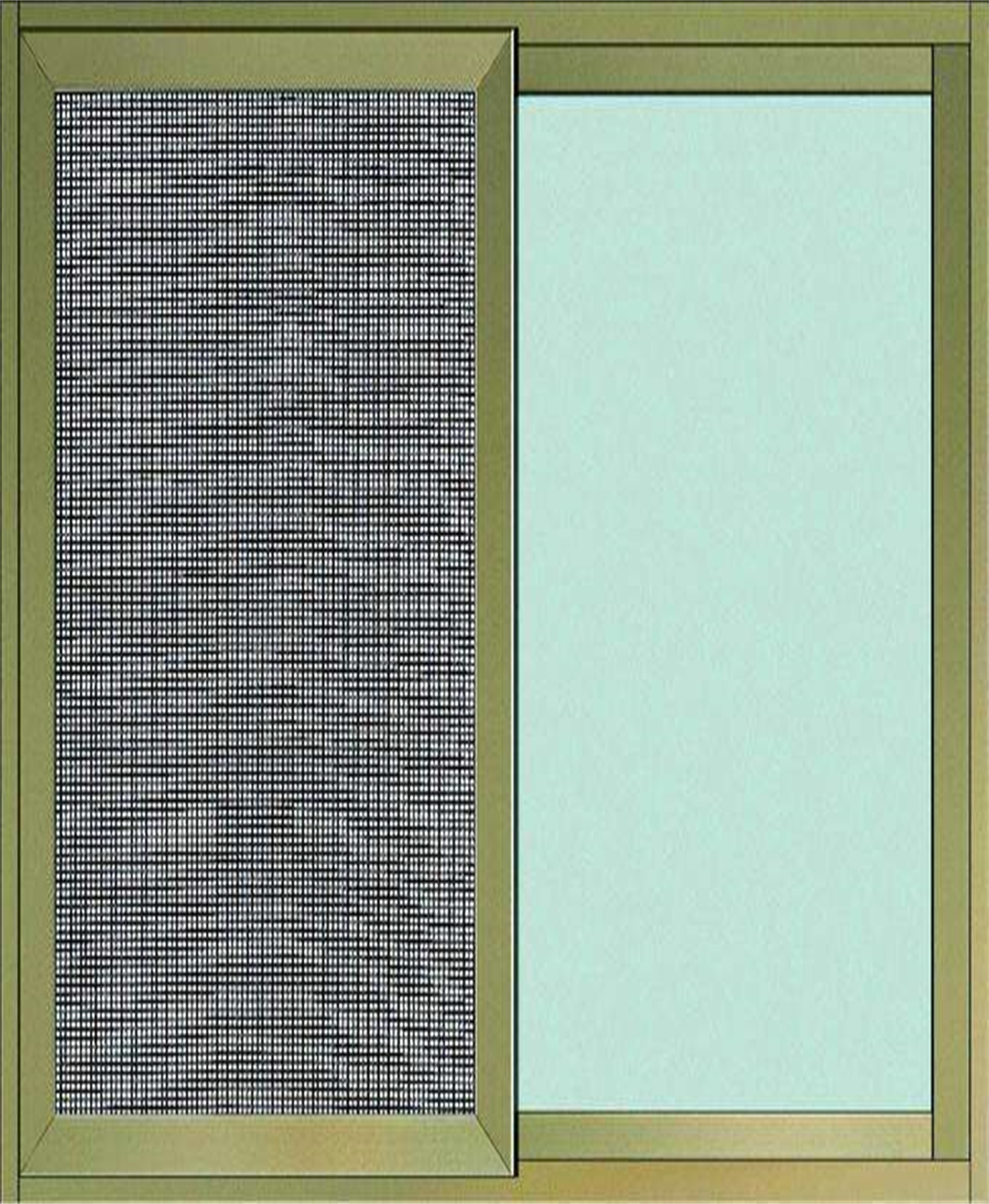 Buy cheap Invisible Sliding Aluminum Screen Window For Child Anti Mosquito product