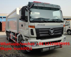 Buy cheap FOTON AUMAN 6*4 LHD 16m3 garbage compactor truck, factory sale cheapest price FOTON 16m3 compacted garbage truck product