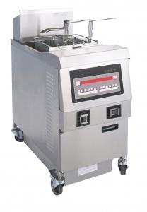 China Small Commercial Kitchen Equipments 25L Stainless Steel Single - Tank Electric / Gas Open Fryer on sale