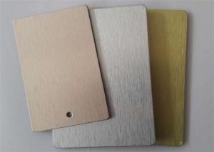 China Richful Color Flat Aluminum Sheet , Brushed Aluminum Laminate Sheet  Film Protective on sale