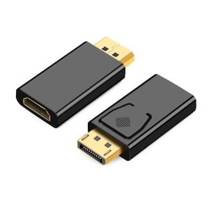 Buy cheap Black Gold Plated 25g Displayport To HDMI Adapter product