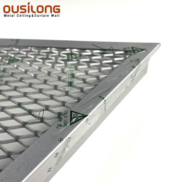 Expose Metal Mesh Aluminum Open Cell Clip In Ceiling