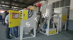 Buy cheap Surface Beautify Automatic Plate Blasting Machine / Automated Sandblasting Equipment product