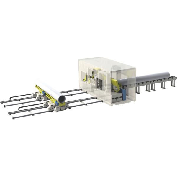 Container Design Pipe Edge Preparation Machine Work Station High Efficiency