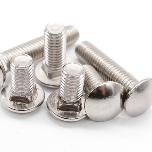 Bright Round Head Screw SS304 SS316 Din 603 Carriage Bolt A4-80