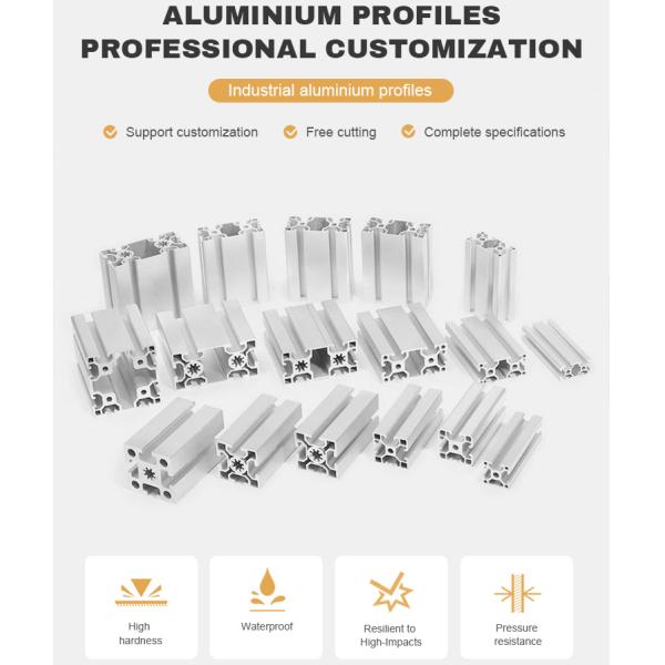 25*25 Custom Industrial T-Slotted Aluminum Extrusion Profile