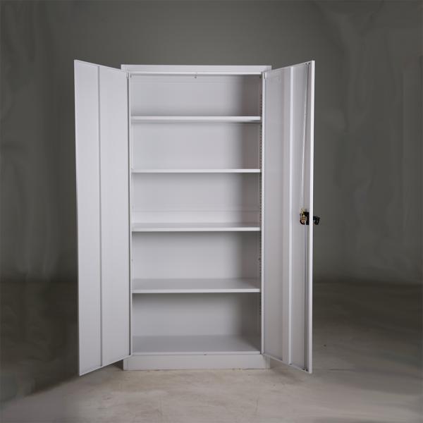 Dormitory Knock Down Metal Cabinets Stainless Double Doors Storage