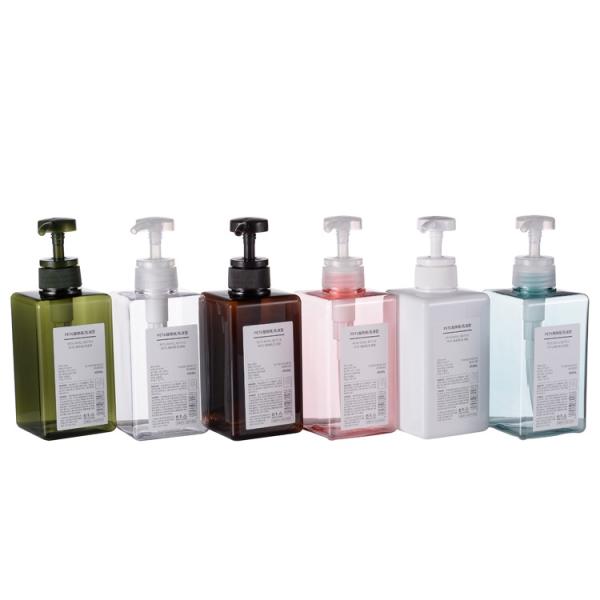 Plastic Shampoo Body Wash Bottles , Empty Pump Lotion Bottles 300ml 360ml
