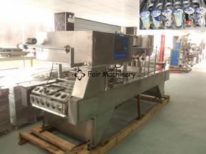 Buy cheap 60HZ 5400BPH Automatic Cup Filling Sealing Machine For Milk Tea 9KW product