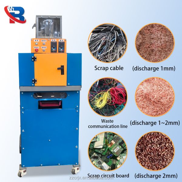 2025 High Quality Cable Granulator Copper Wire Recycling Machine Scrap Metal Copper Granules Shredders Machine