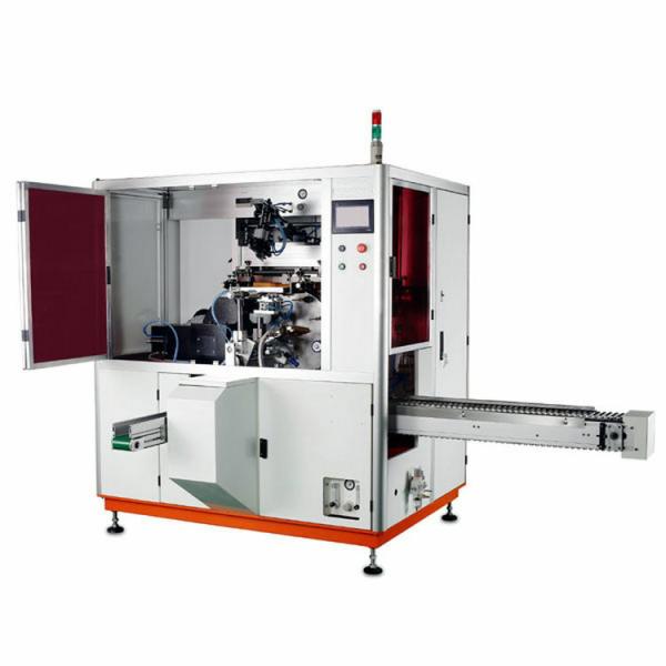 Cylindrical 80ppm Automatic Silk Screen Printing Machine Touch Screen Muliticolor