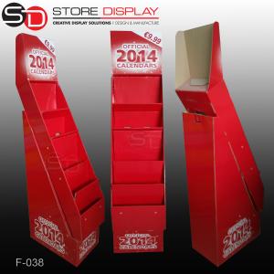 Buy cheap 5 shelves calendar floor display stand product