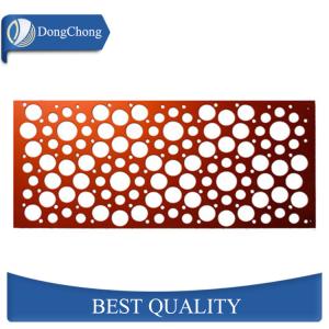 Buy cheap Flat Custom Aluminum Panels Round Hole Wall Cladding High Plasticity product
