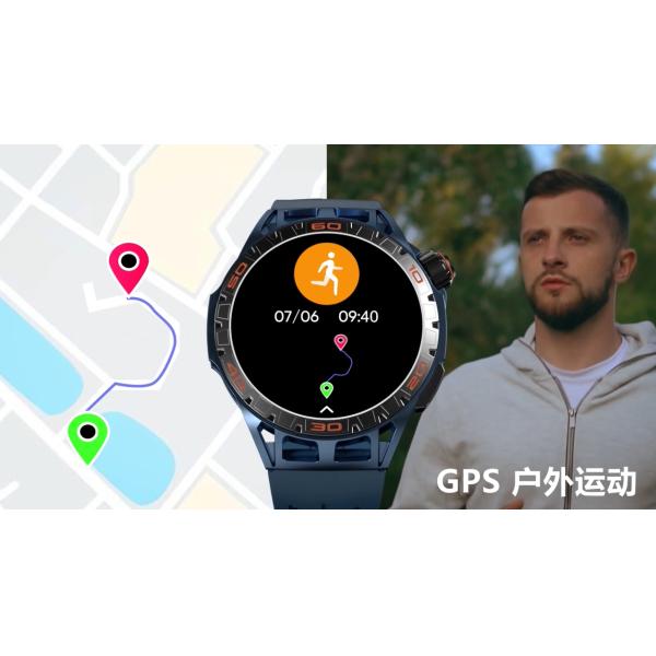 Bluetooth Activity Tracker Gps Smart Watch Waterproof For Outdoor Sports