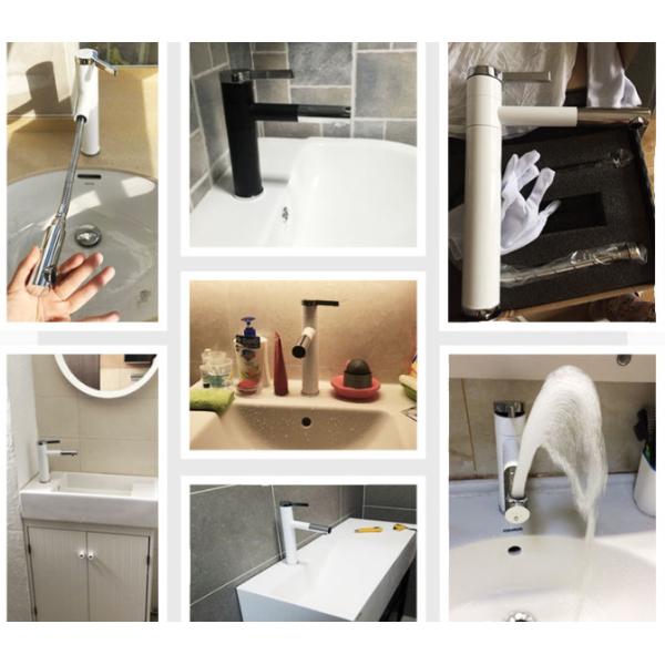 ABS Handle Chrome Pull Out Spray Tap Exposed Wall Mount