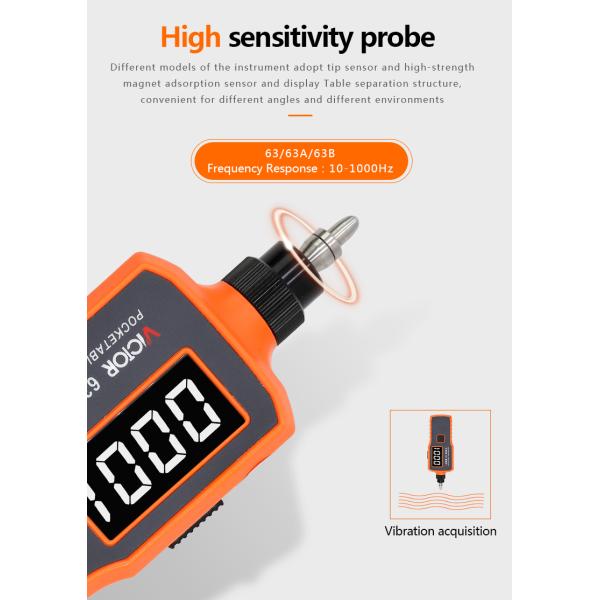 1999um Pocket Multifunction Environment Meters Portable Vibration Meter