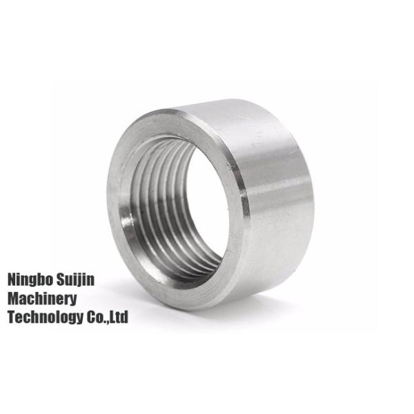 304 Stainless Steel Notched O2 Sensor Bung With M18 X 1.5 Thread