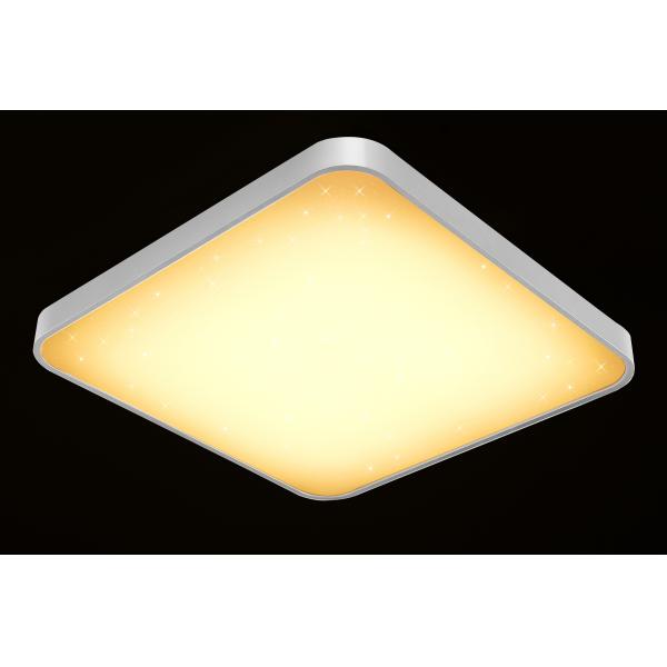 IP40 50W Square LED Pendant Lights Remote Control Excellent Luminous Efficiency