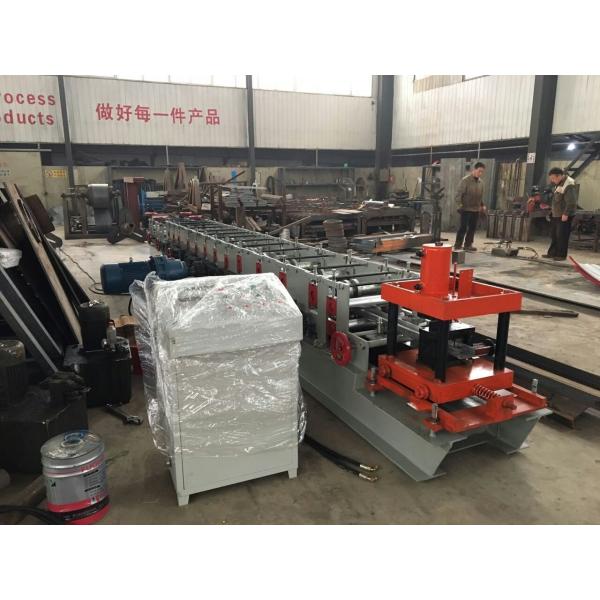 PLC Control C Purlin Roll Forming Machine / Z Section Stud Roll Forming Machine