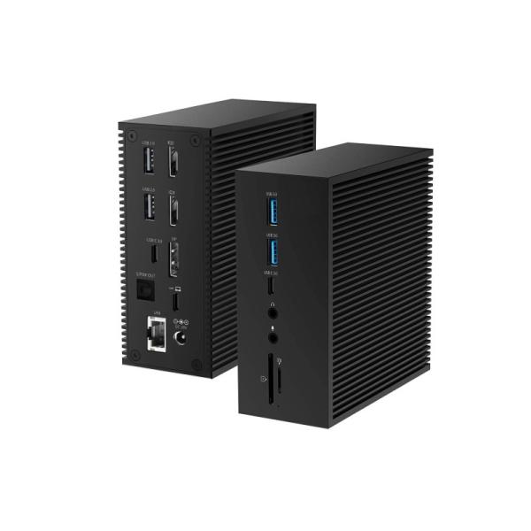 DisplayLink Docking Station For Macbook Pro Dual Monitors M1/M2 Windows 15 In 1 USB C 3.0 Laptop