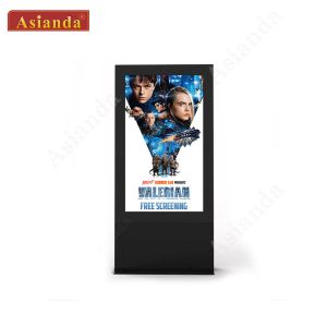 55inch Outdoor Free Standing Outdoor Digital Signage Displays Dual Side Wifi Digital Signage