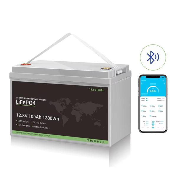 12.8V 100AH Lifepo4 Battery Pack LFP Lithium Ion Battery For Motorhome