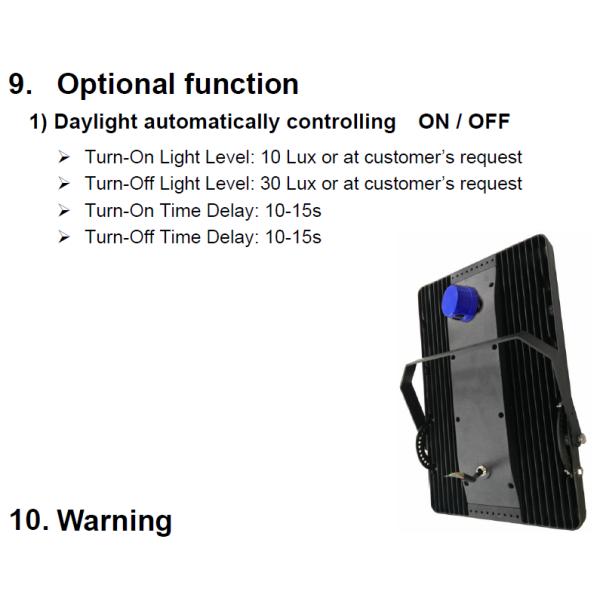 Factory Sale 480W Stadium Flood Light 160lm/w Meanwell Driver 5 Years Warranty IP66