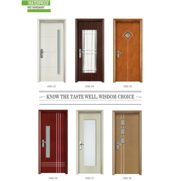 Environmentally-Friendly WPC Hollow Doors Durable Mold-Resistant For Any Room