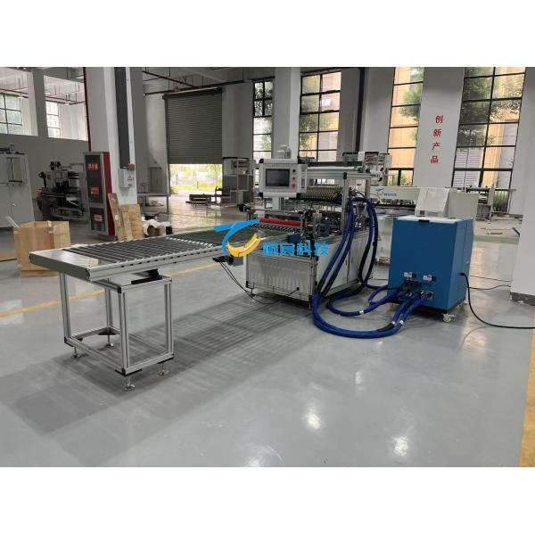 1KW Air Filter Production Line 50HZ Knife Paper Pleating Machine 1300mm Working Width