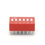 8 Position Waterproof Electronic Dip Switch 6P Single Pole Single Throw 2.54