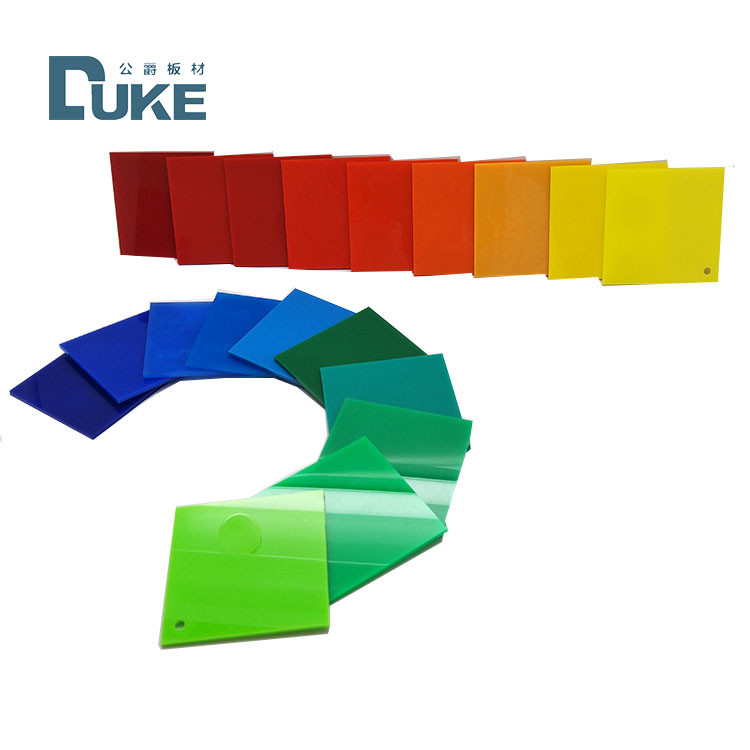 100% Virgin MMA Color Acrylic Sheets Sign Board UV Resistant