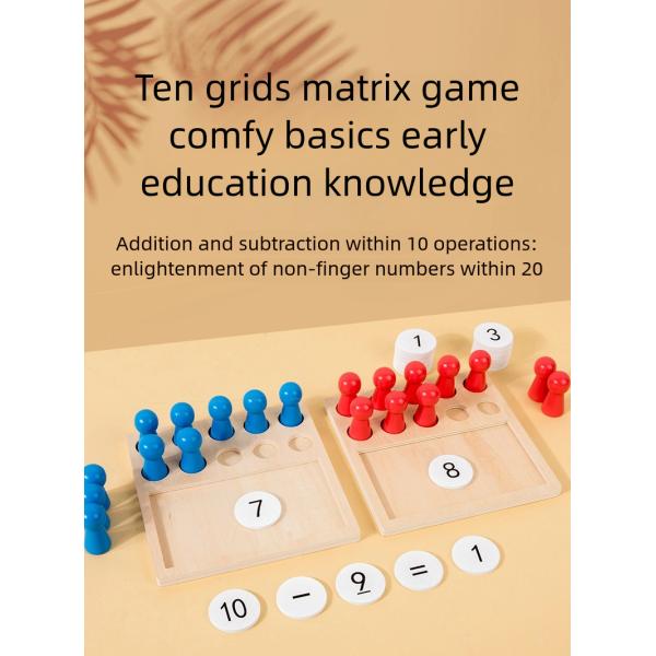 Cpc Ce En71 Digital Addition Subtraction Early Education Cards Preschool Math Enlightenment Teaching Aids