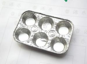 Buy cheap Disposable Aluminium Foil Baking Tray , Silver Foil Food Containers FDA Certification product