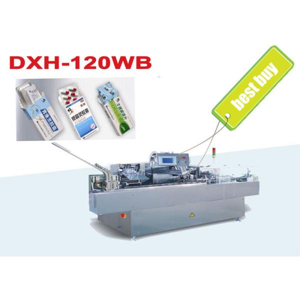 PLC Control Blister Automatic Cartoning Machine With Speed Adjusting By Inverter