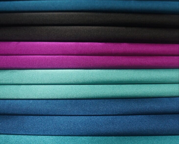 Buy cheap Stretch satin fabric, Polyester spandex stretch satin fabric product