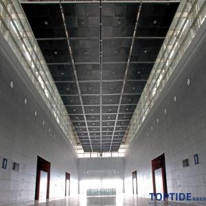 China Moisture Resistant Metal Pan Drop Ceiling Tiles Black Steel Wire Mesh 2 x 2 Ceiling Design Idea on sale