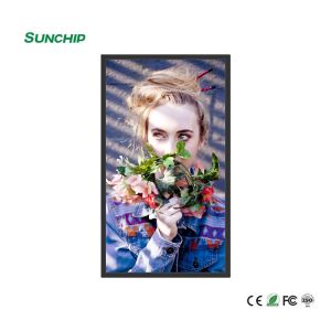 China Touch Screen Wall Mount 500nits LCD Digital Signage Display on sale