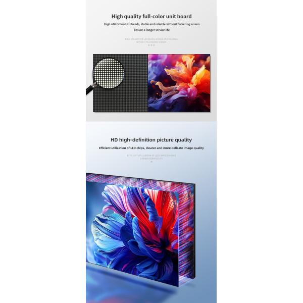 High Contrast Ratio Indoor LED Module 128x128mm Video Display Module P4